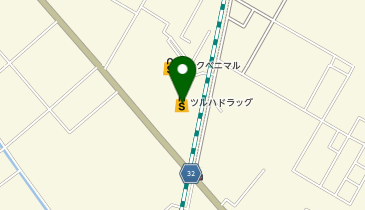 ツルハドラッグ 古川中里店の地図画像