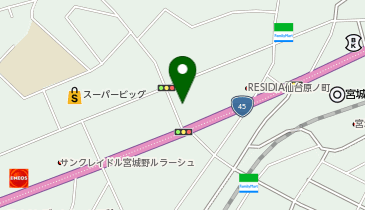 ツルハドラッグ 仙台原町店の地図画像