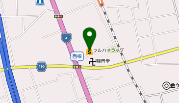 ツルハドラッグ 金ケ崎店の地図画像