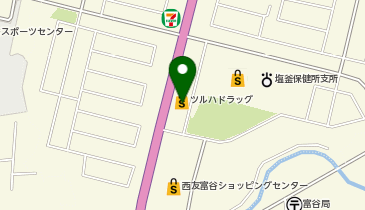 ツルハドラッグ 富谷ひより台店の地図画像