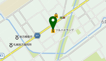 ツルハドラッグ 岩見沢5条店の地図画像