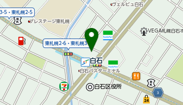 ツルハドラッグ 白石駅前店の地図画像