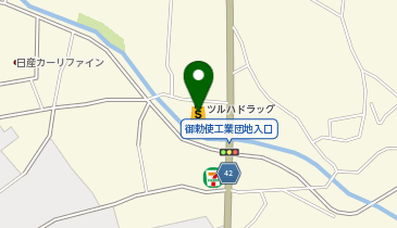 ツルハドラッグ 韮崎龍岡店の地図画像