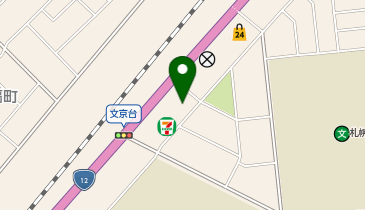 ツルハドラッグ 江別文京台店の地図画像