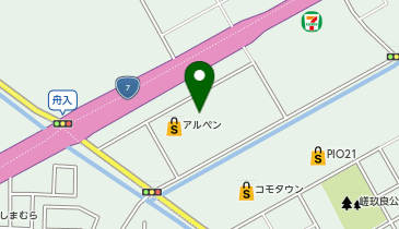 ツルハドラッグ 新発田舟入町店の地図画像