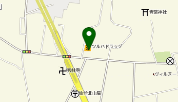 ツルハドラッグ 仙台北山店の地図画像