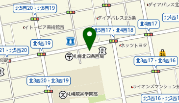 ツルハドラッグ 北4条店の地図画像