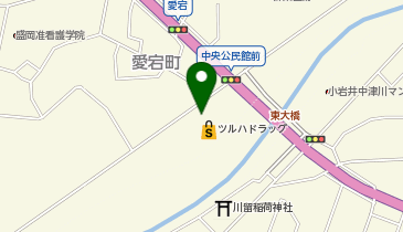 ツルハドラッグ 盛岡愛宕店の地図画像