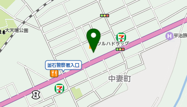 ツルハドラッグ 釜石中妻店の地図画像