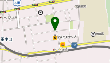 ツルハドラッグ 太田店の地図画像