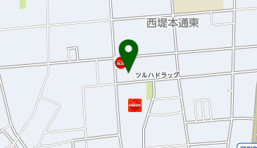 ツルハドラッグ 東大阪西堤店の地図画像