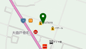 ツルハドラッグ 大仙大曲東店の地図画像