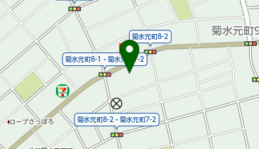 ツルハドラッグ 菊水元町8条店の地図画像