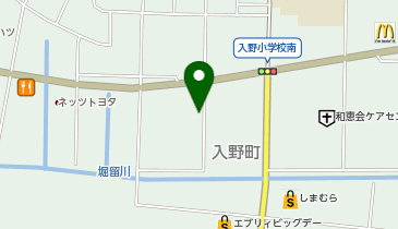 杏林堂ドラッグストア 入野店の地図画像