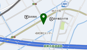 杏林堂ドラッグストア 森町店の地図画像