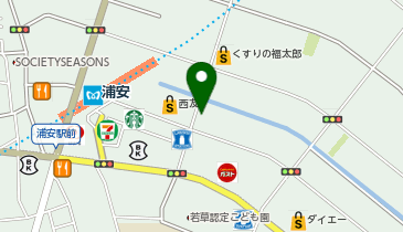 くすりの福太郎浦安駅前店の地図画像