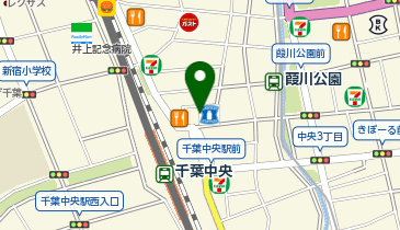 くすりの福太郎千葉中央店の地図画像