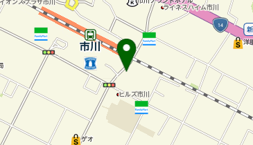 くすりの福太郎市川南口店の地図画像