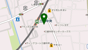 くすりの福太郎三郷中央店の地図画像