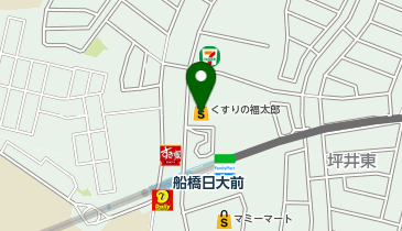 くすりの福太郎船橋日大前店の地図画像