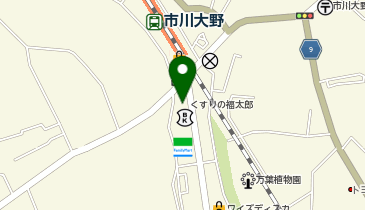 くすりの福太郎市川大野駅前店の地図画像