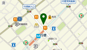 くすりの福太郎行徳駅前店の地図画像