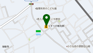 くすりの福太郎野田山崎店の地図画像