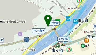 くすりの福太郎市ケ谷店の地図画像