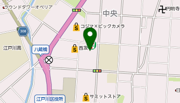 くすりの福太郎江戸川中央店の地図画像