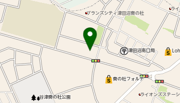 くすりの福太郎津田沼南口店の地図画像