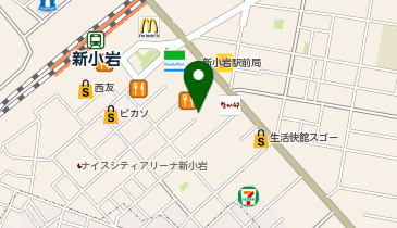 くすりの福太郎新小岩店の地図画像