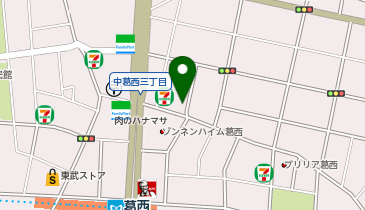 くすりの福太郎東葛西店の地図画像