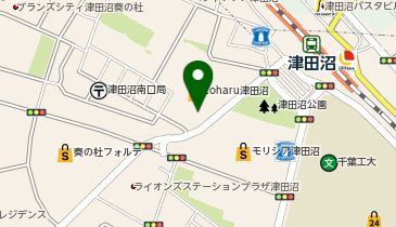 くすりの福太郎Loharu津田沼店の地図画像