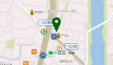 くすりの福太郎一之江店の地図画像