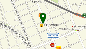くすりの福太郎末広店の地図画像