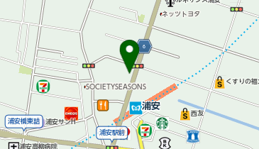 くすりの福太郎 浦安当代島店の地図画像