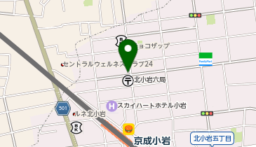 調剤薬局 くすりの福太郎 北小岩店の地図画像