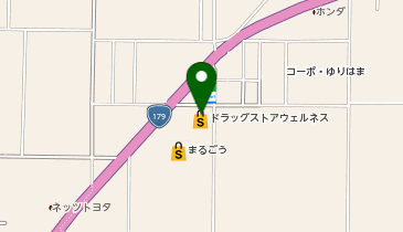 ウェルネス ハワイ店の地図画像