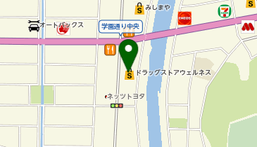 ウェルネス 学園店の地図画像