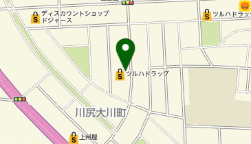 ツルハドラッグ 秋田川尻西店の地図画像