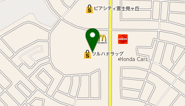 ツルハドラッグ 富士見ケ丘店の地図画像