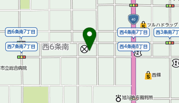 ツルハ薬局 名寄西5条店の地図画像