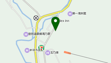 ツルハドラッグ 登別温泉店の地図画像