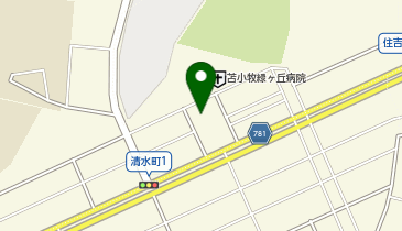 ツルハドラッグ 苫小牧清水店の地図画像