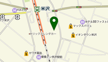 ツルハドラッグ 米沢駅前店の地図画像