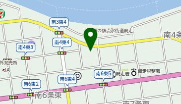 ツルハドラッグ 網走南4条店の地図画像