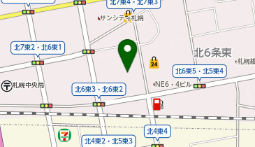 ツルハドラッグ 北6条店の地図画像
