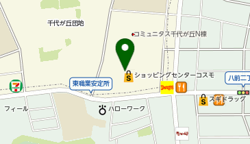 ツルハドラッグ コスモ千代が丘店の地図画像