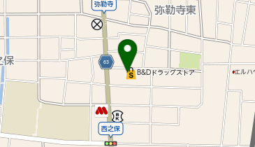 ツルハドラッグ 西春店の地図画像