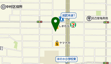 ツルハドラッグ 則武店の地図画像